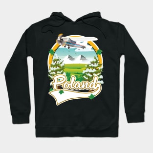 Poland vintage style travel logo Hoodie